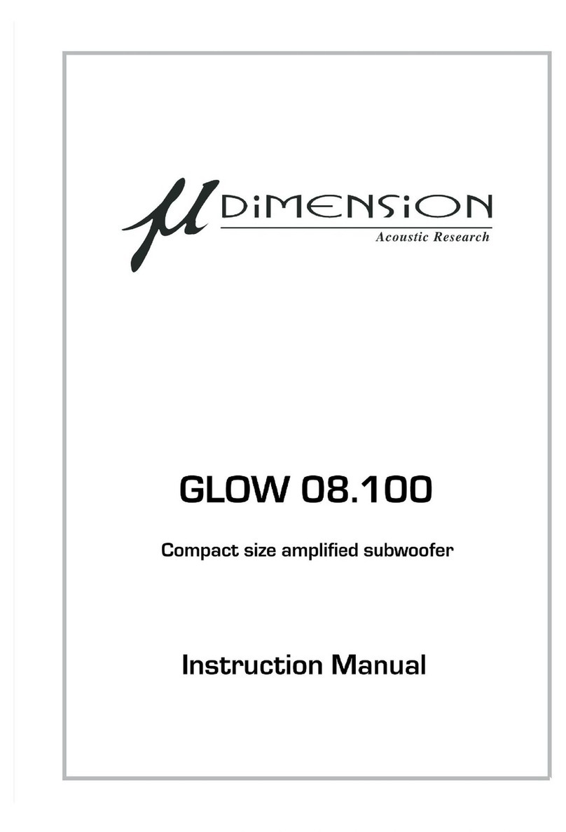 M Dimention GLOW 08.100 instruction manual