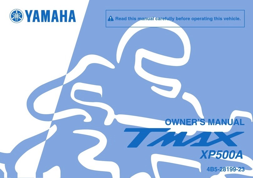 Yamaha tmax XP500A owner's manual