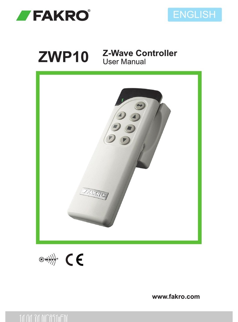 fakro ZWP10 User manual