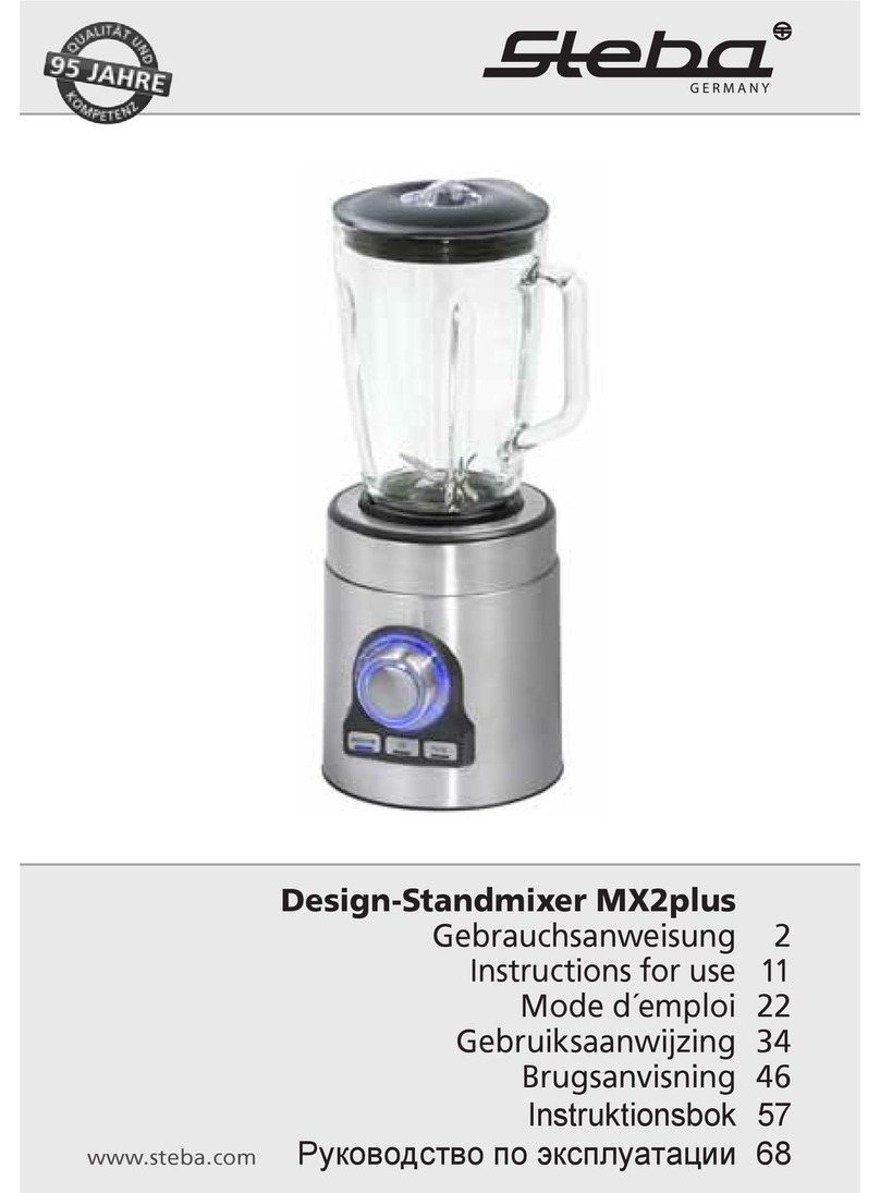 Steba MX2plus Instructions for use