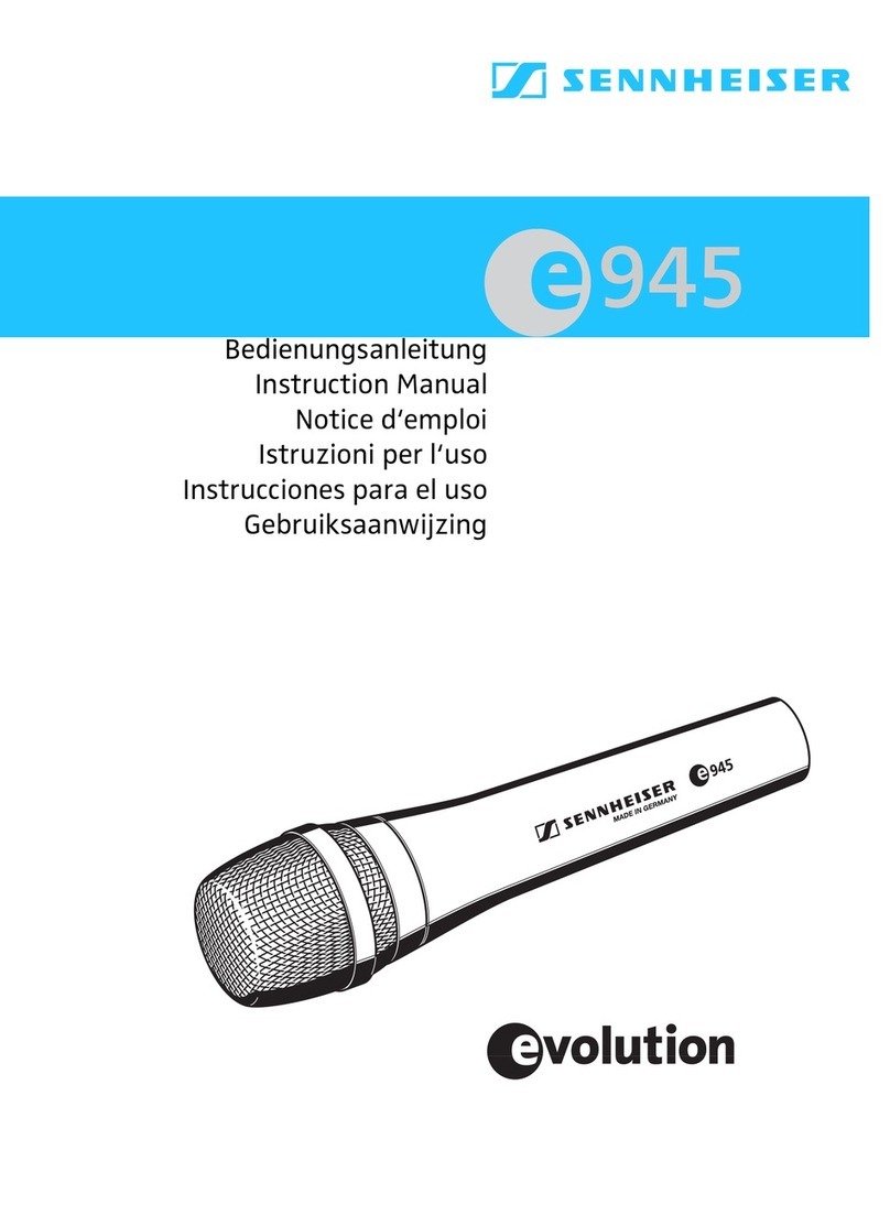 Sennheiser evolution E945 User manual