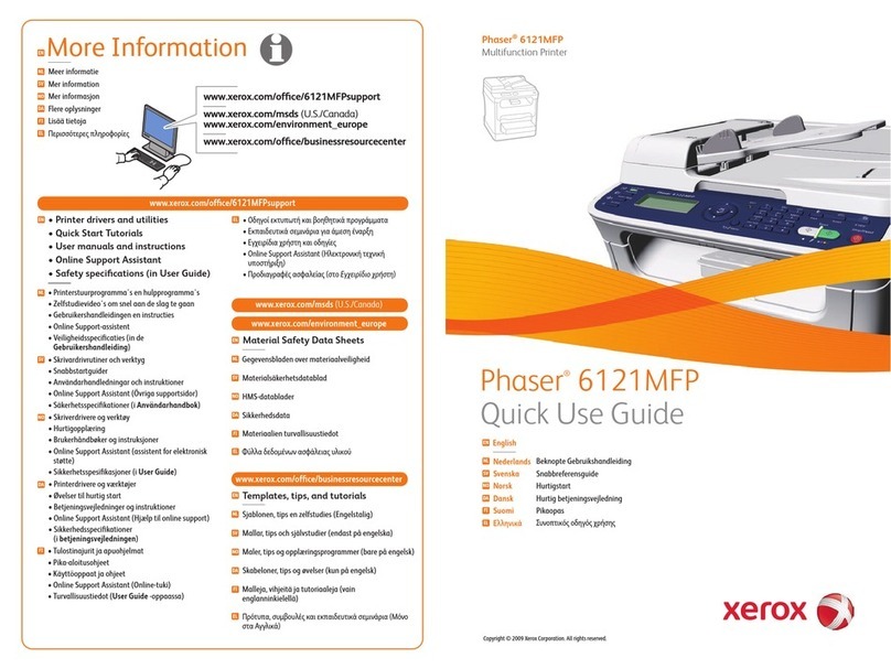 Xerox Phaser6121MFP Operating manual