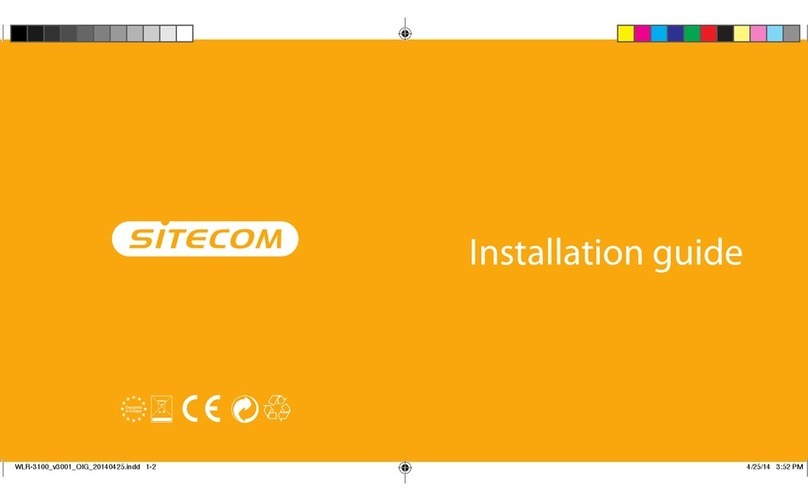 Sitecom X3 N300 User manual Sitecom X3 N300 User manual