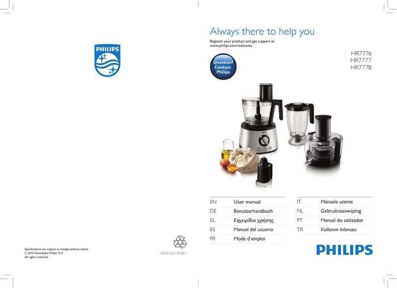 Philips HR7776 user manual
