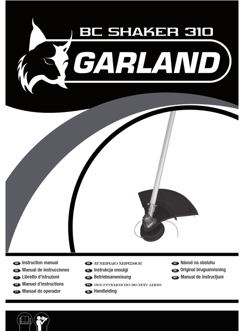 Garland BC SHAKER 310 instruction manual