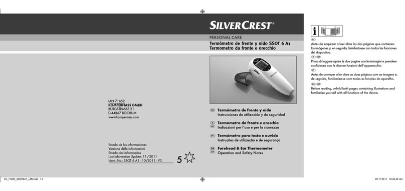 Silvercrest SSOT 6 A1 Operation and safety notes