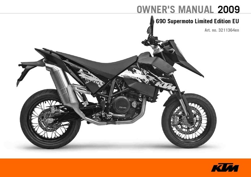 KTM 690 Supermoto Limited Edition EU 2009 User manual