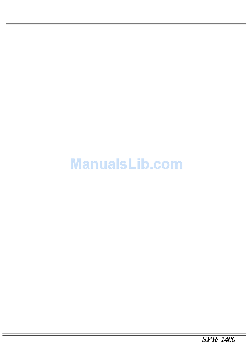 Samyung SPR-1400 user manual