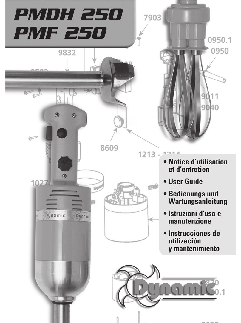 Dynamic PMDH 250 User manual