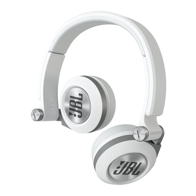 JBL E30 User manual