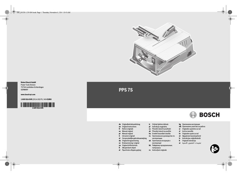 Bosch PPS 7S User manual