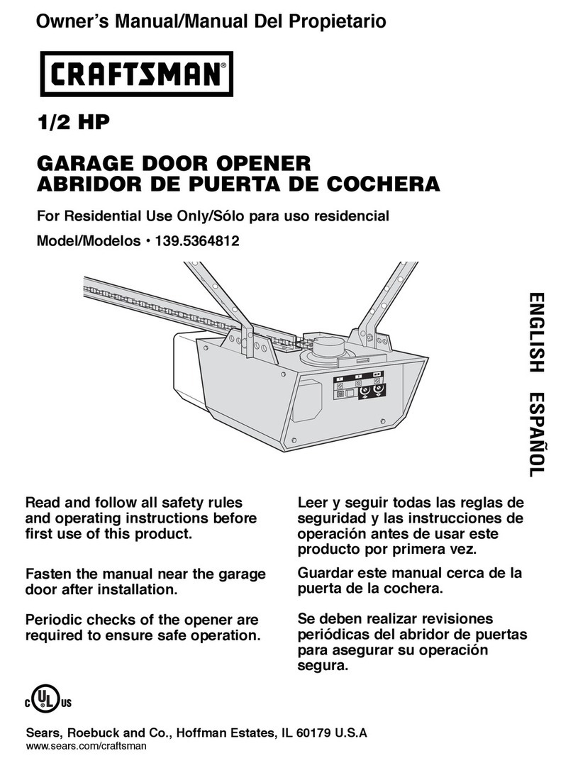 Craftsman 139.5364812 owner's manual