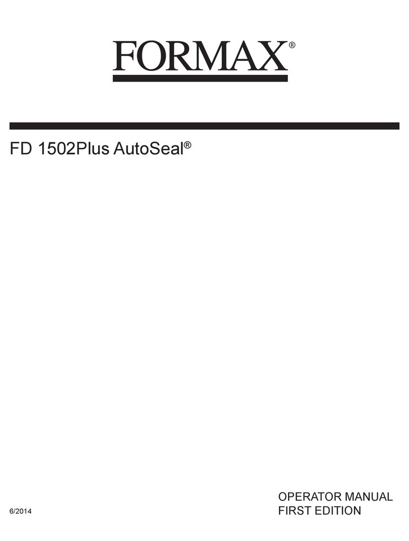 Formax FD 1502Plus AutoSeal Operator's manual