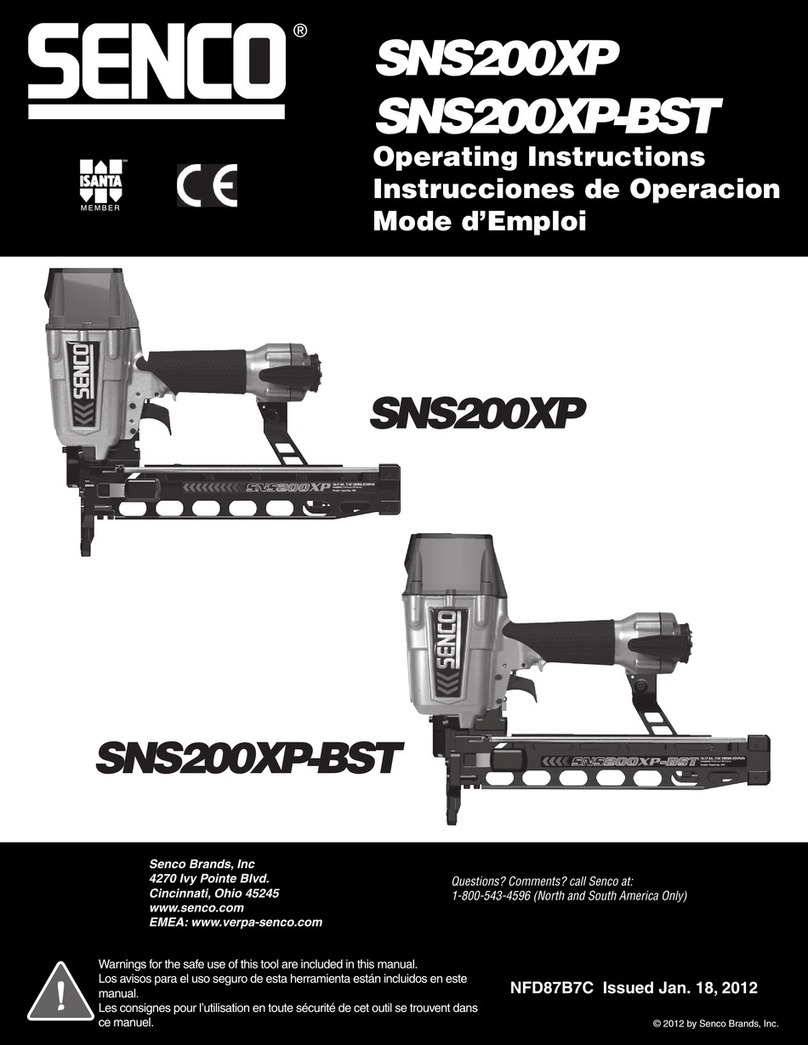 Senco SNS200XP User manual