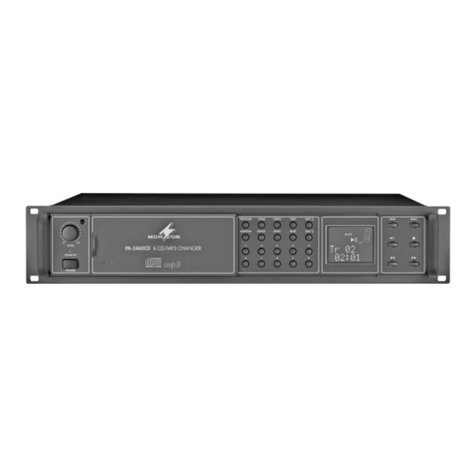 Monacor PA-2460CD User manual