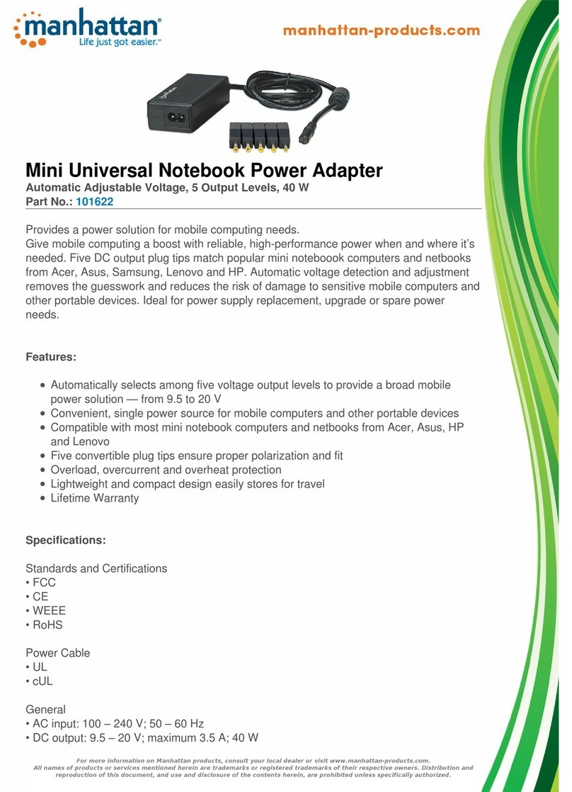 Manhattan 101622 User manual