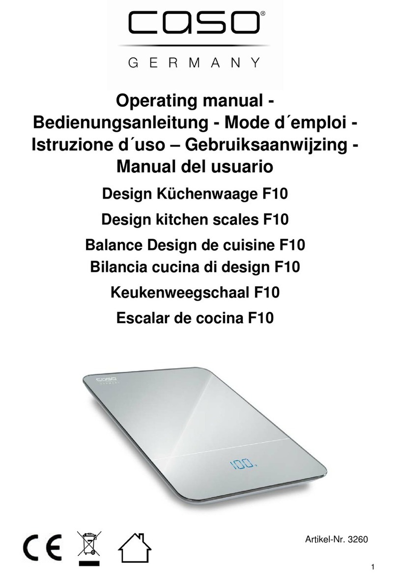 Caso F10 User manual