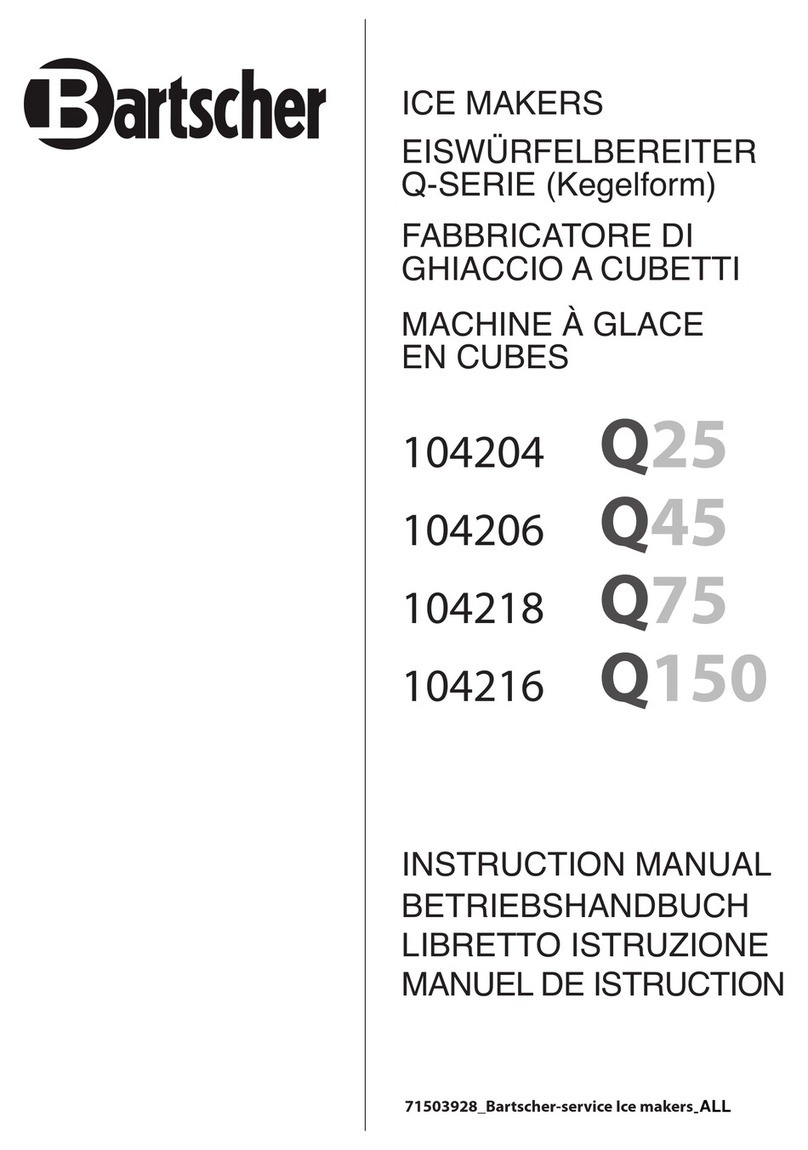 Bartscher Q25 instruction manual