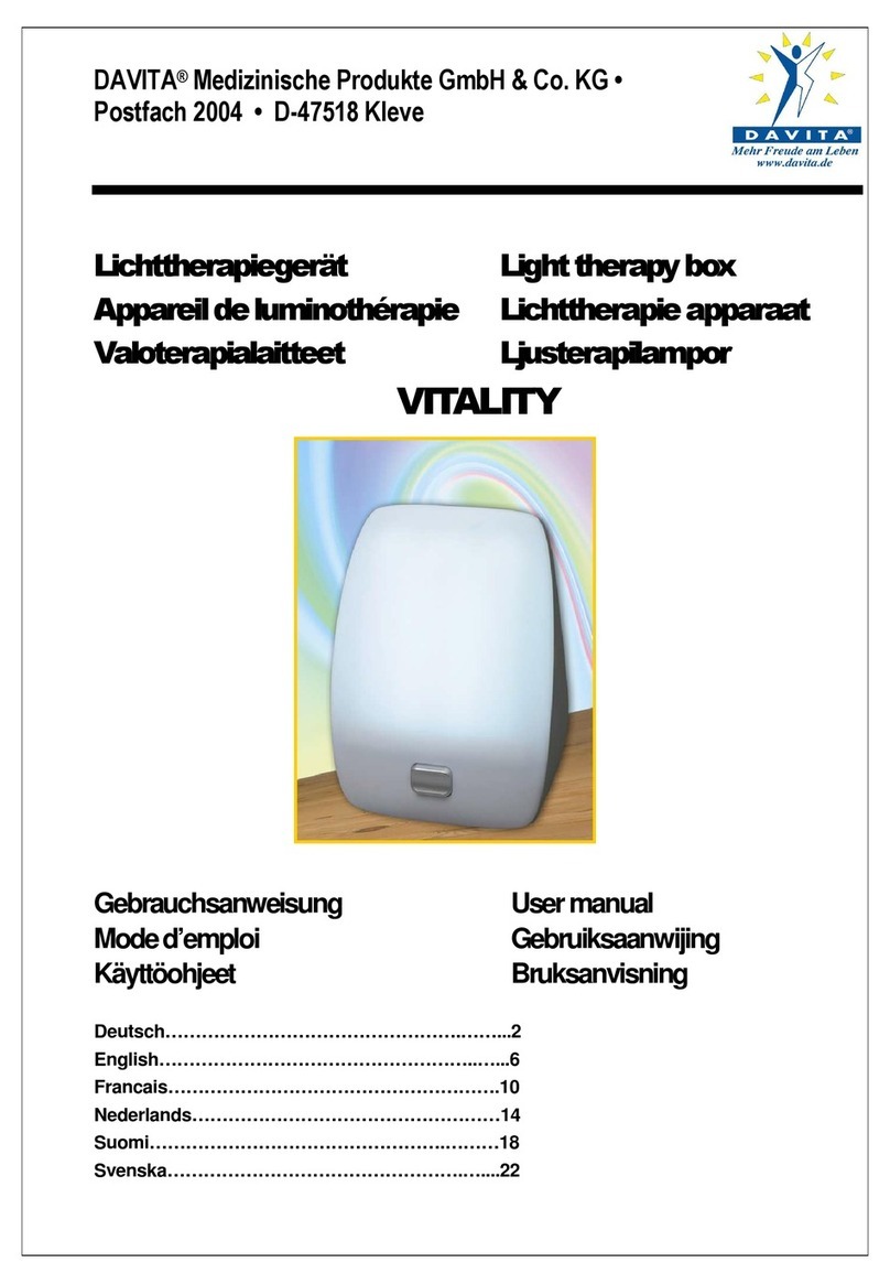 Davita VITALITY user manual