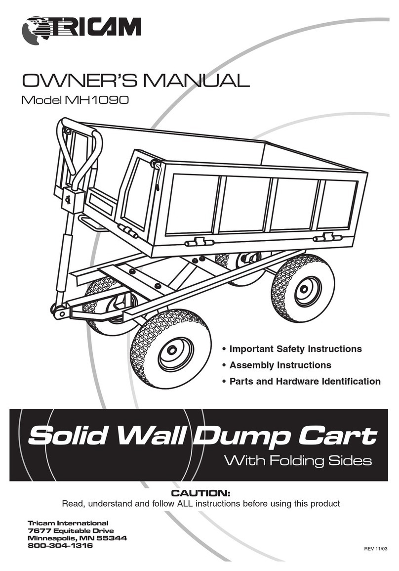 Tricam MH1090 owner's manual