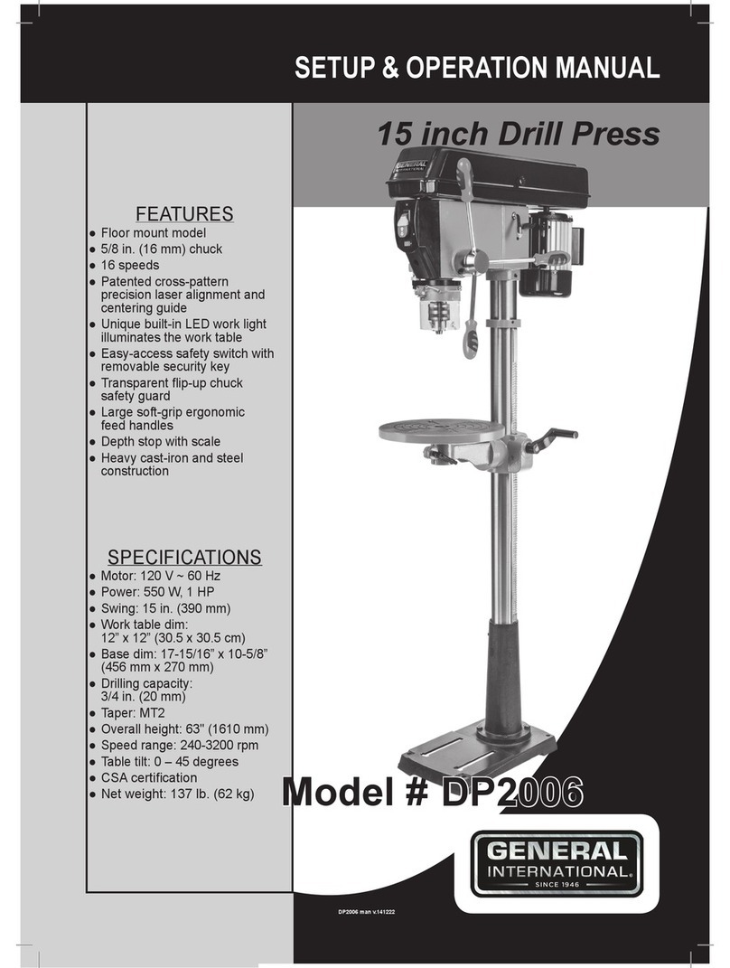 General International DP2006 Setup and operation manual