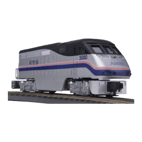 Rail King Amtrak F59PH Operation manual