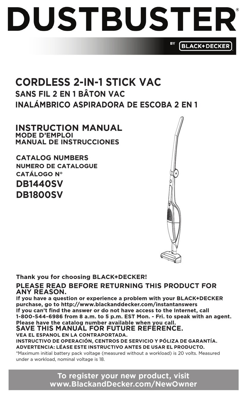 Dustbuster DB1440SV instruction manual