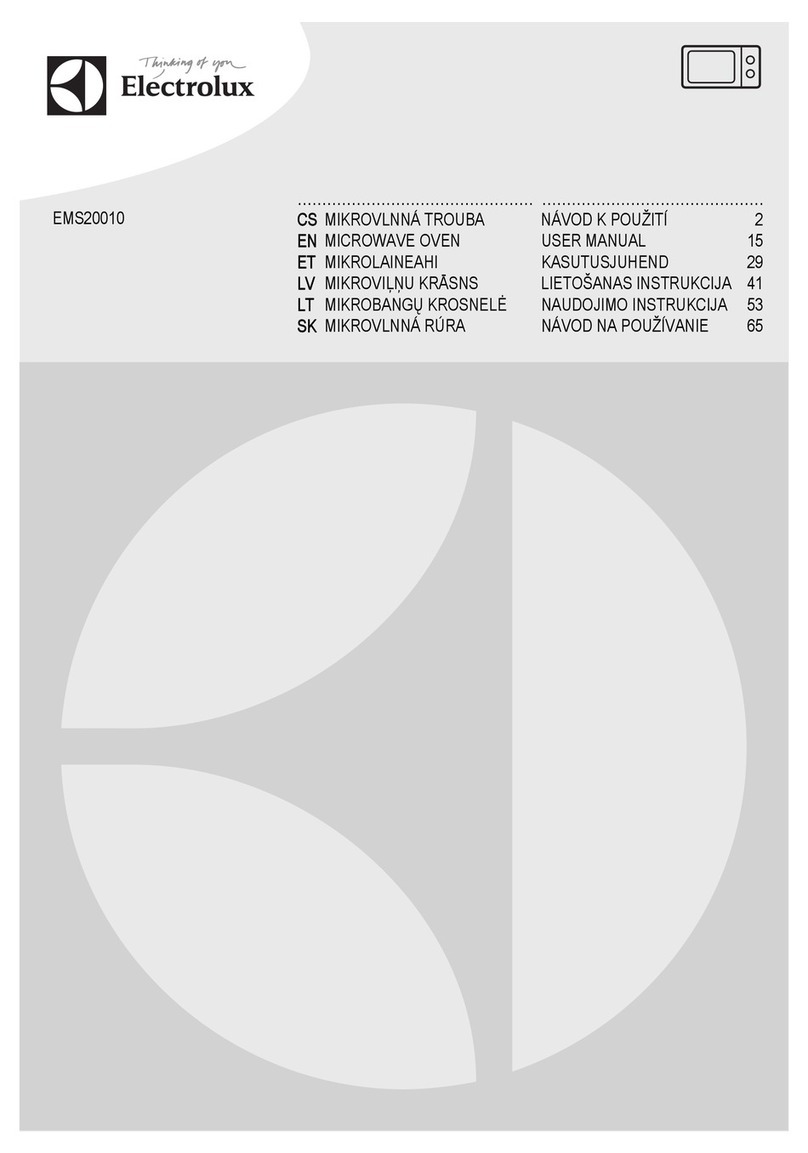 Electrolux EMS20010 user manual