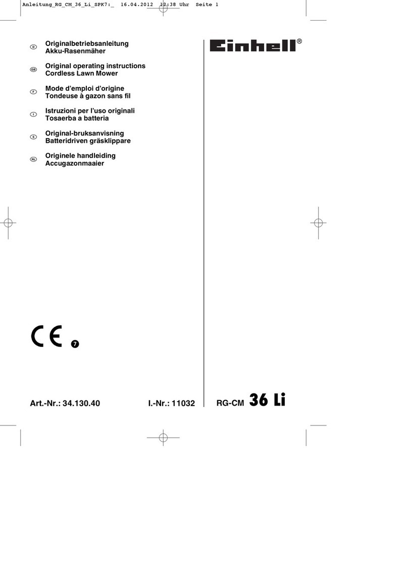 EINHELL RG-CM 36 Li User manual