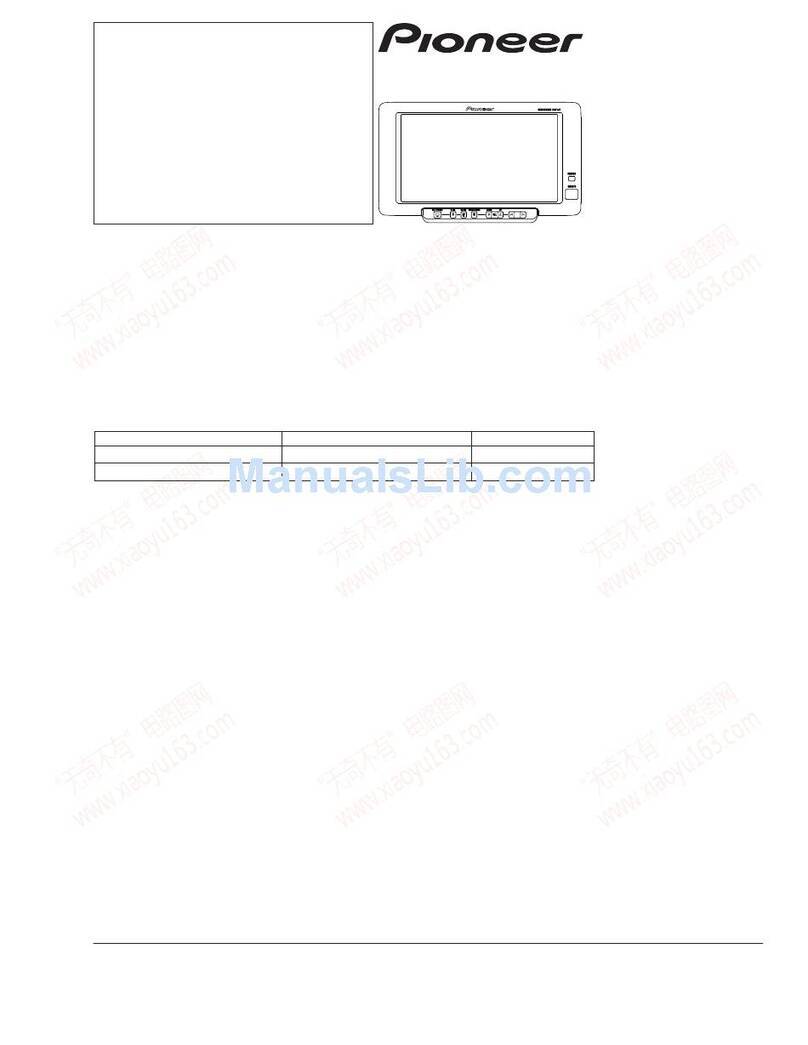 Pioneer AVD-W6000 User manual