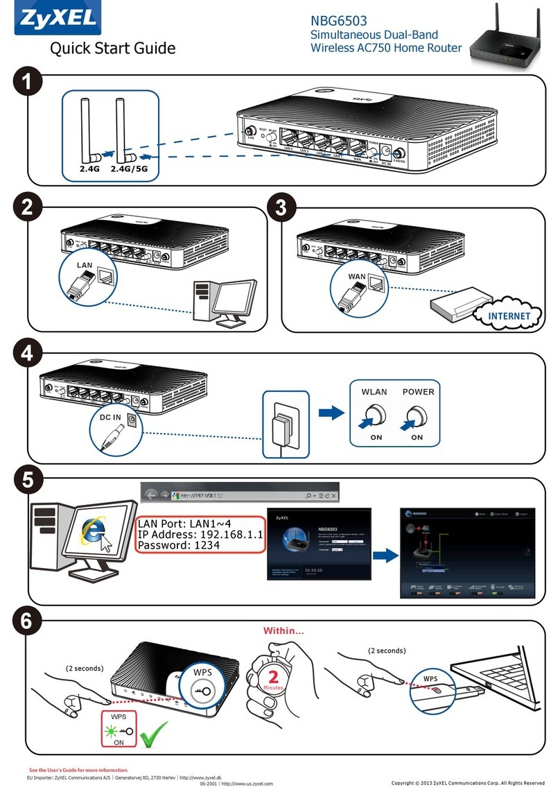 ZyXEL Communications NBG6503 User manual ZyXEL Communications NBG6503 User manual