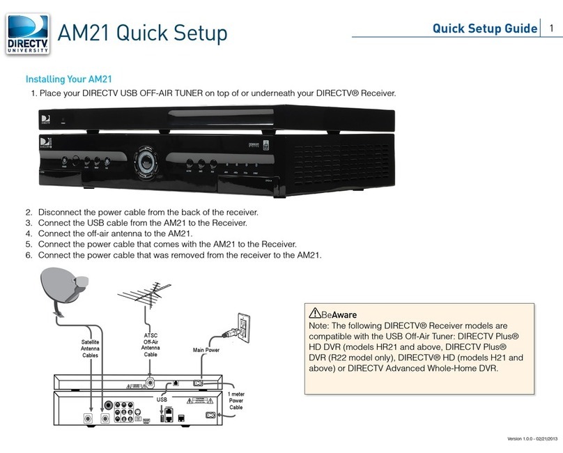 DirecTV AM21 User manual