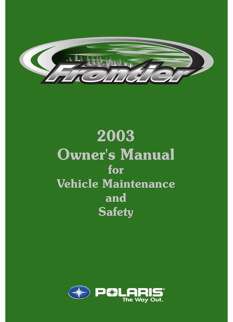 Polaris Frontier User manual