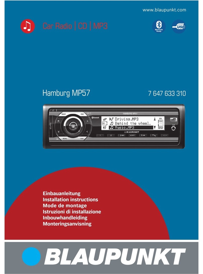 Blaupunkt HAMBURG MP57 User manual