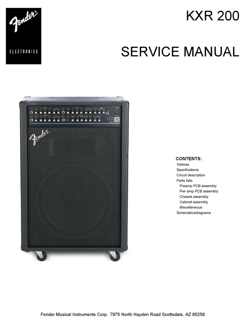 Fender KXR 200 Service manual Fender KXR 200 Service manual