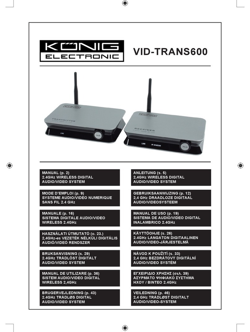 Konig VID-TRANS600 manual