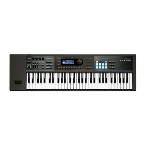Roland juno-ds61 Parameter guide