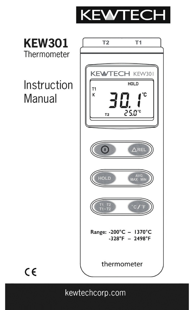 Kewtech KEW301 instruction manual