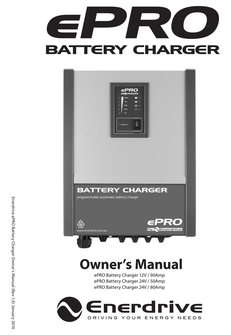 Enerdrive ePRO EPBC-1290 owner's manual