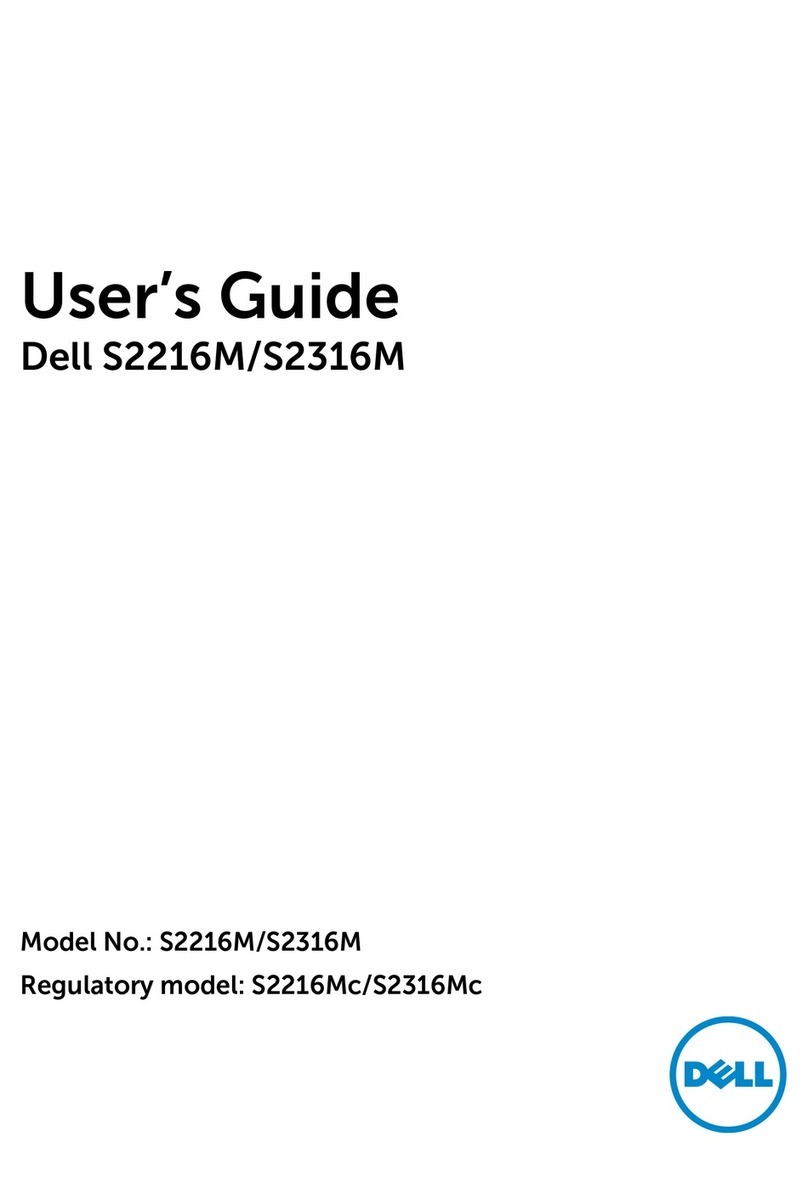 Dell S2216M User manual