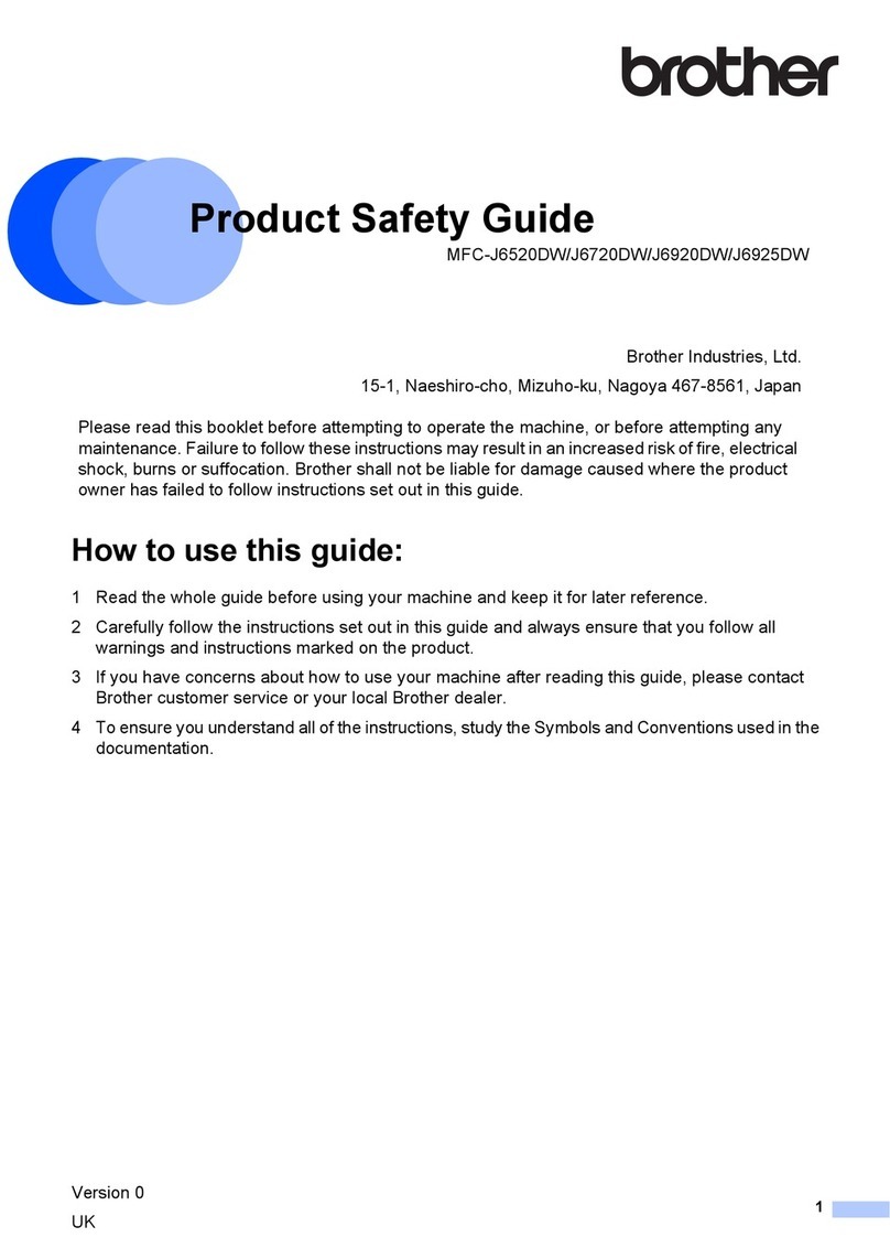 Brother MFC-J6520DW Operating manual