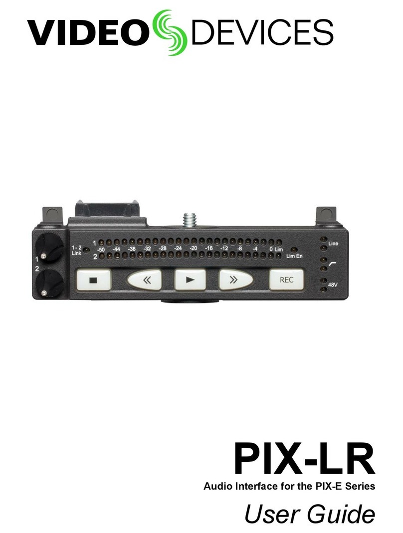 Video Devices PIX-LR user guide