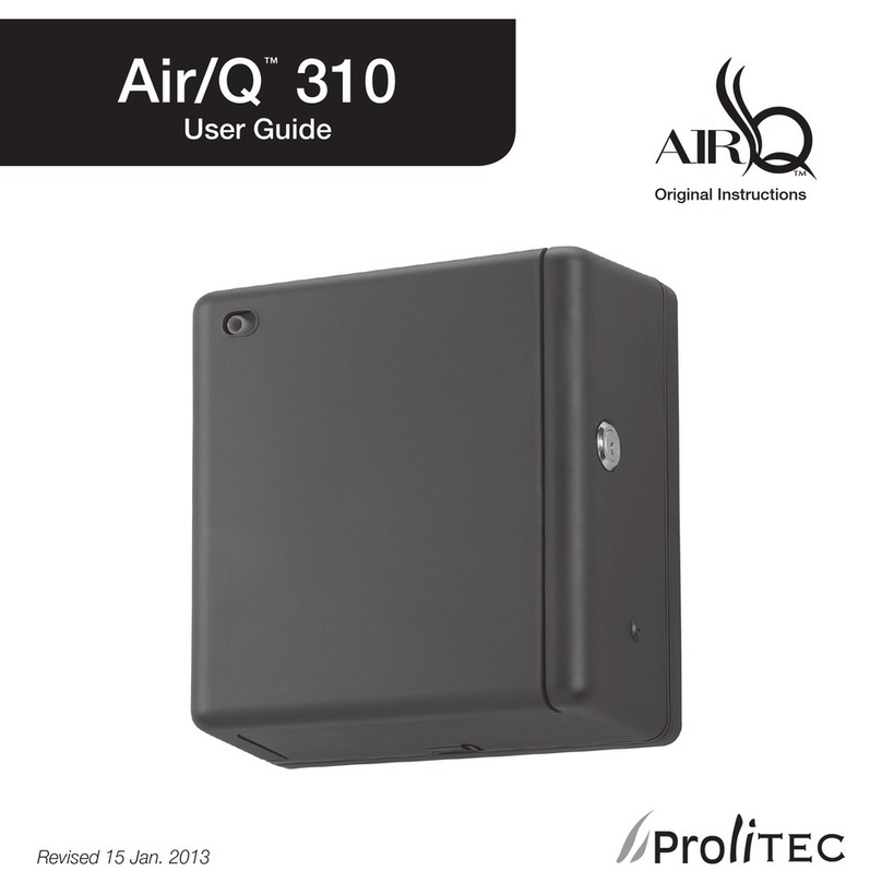 Prolitec Air/Q 310 user guide