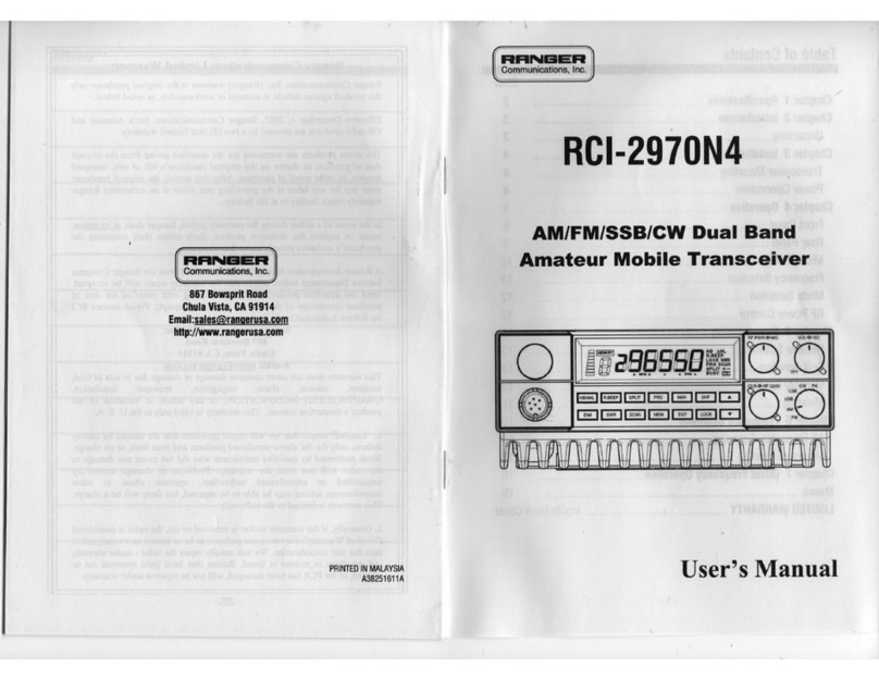 Ranger RCI-2970N4 User manual