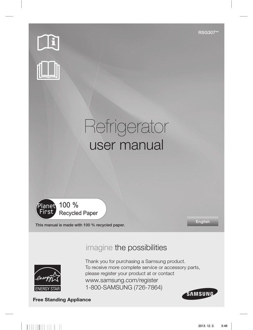 Samsung RSG307 SERIES User manual