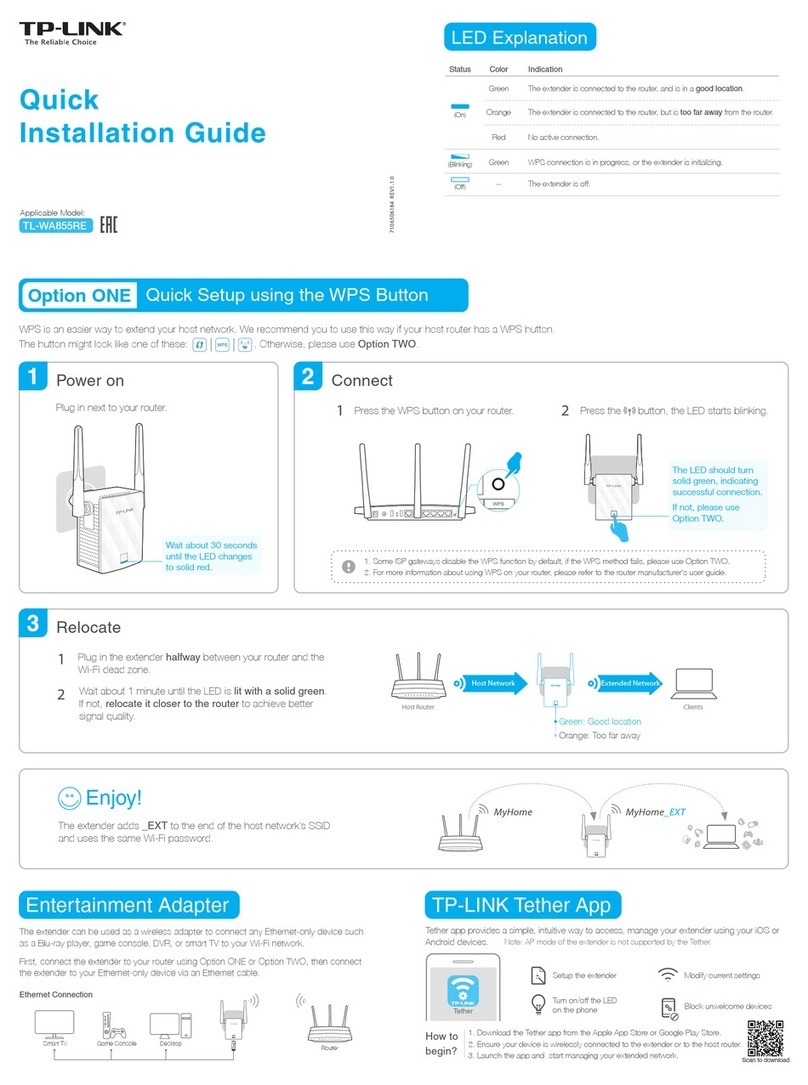 TP-Link TL-WA855RE User manual