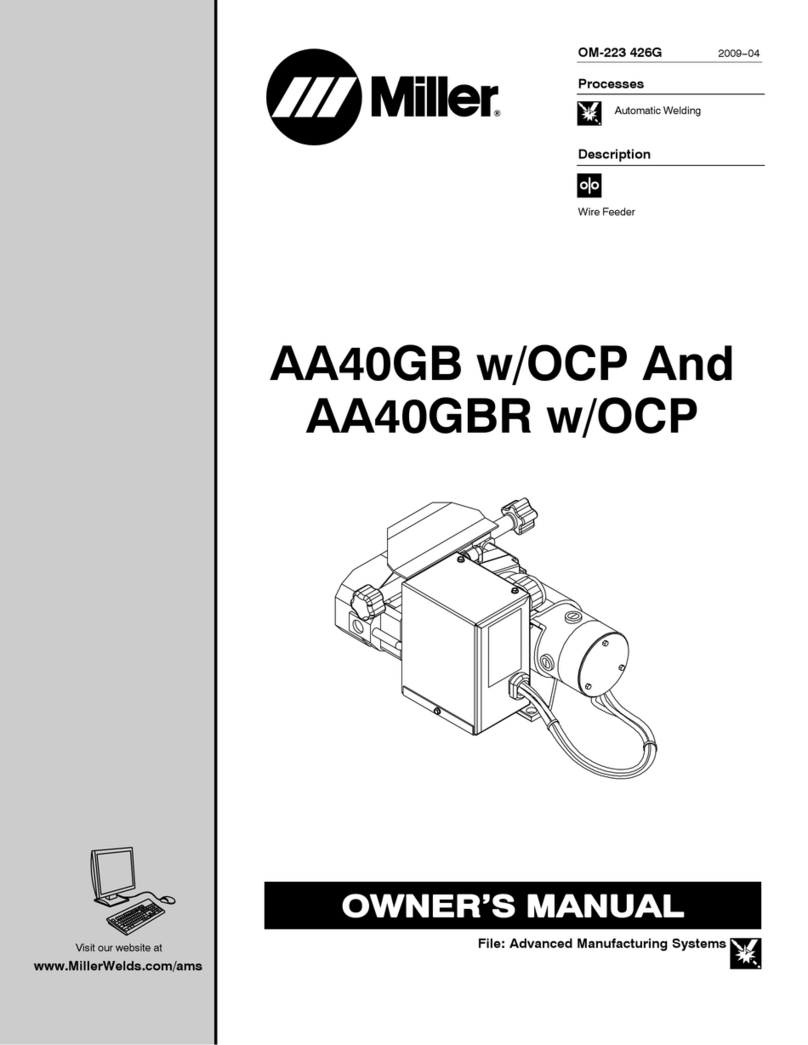 Miller AA40GB w/OCP User manual
