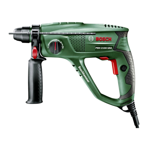 Bosch PBH 2100 RE User manual