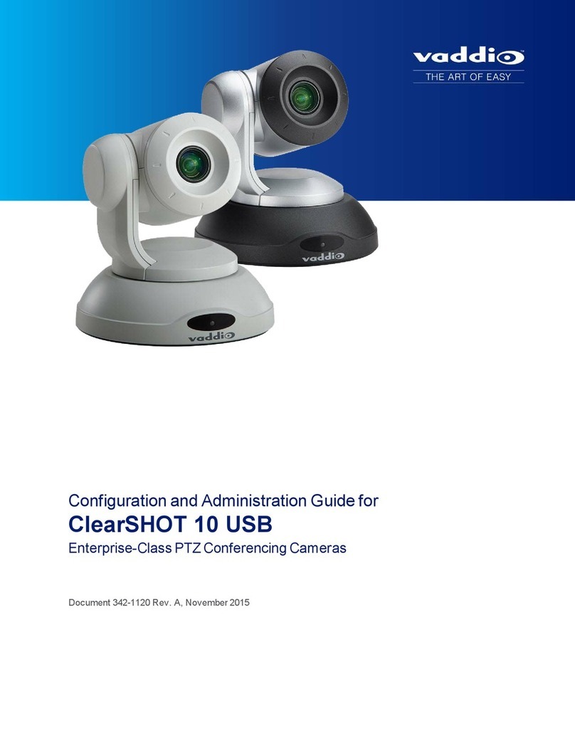 VADDIO ClearSHOT 10 USB Instruction Manual