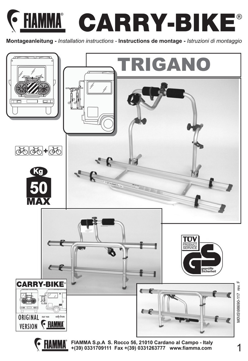 Fiamma Trigano installation instructions